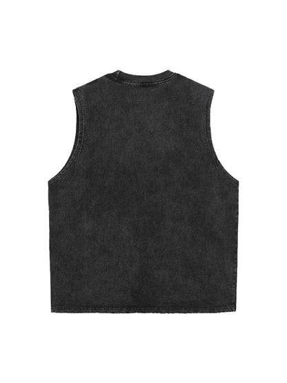 Original Virgin Mary Mottled Sculpture Vest 