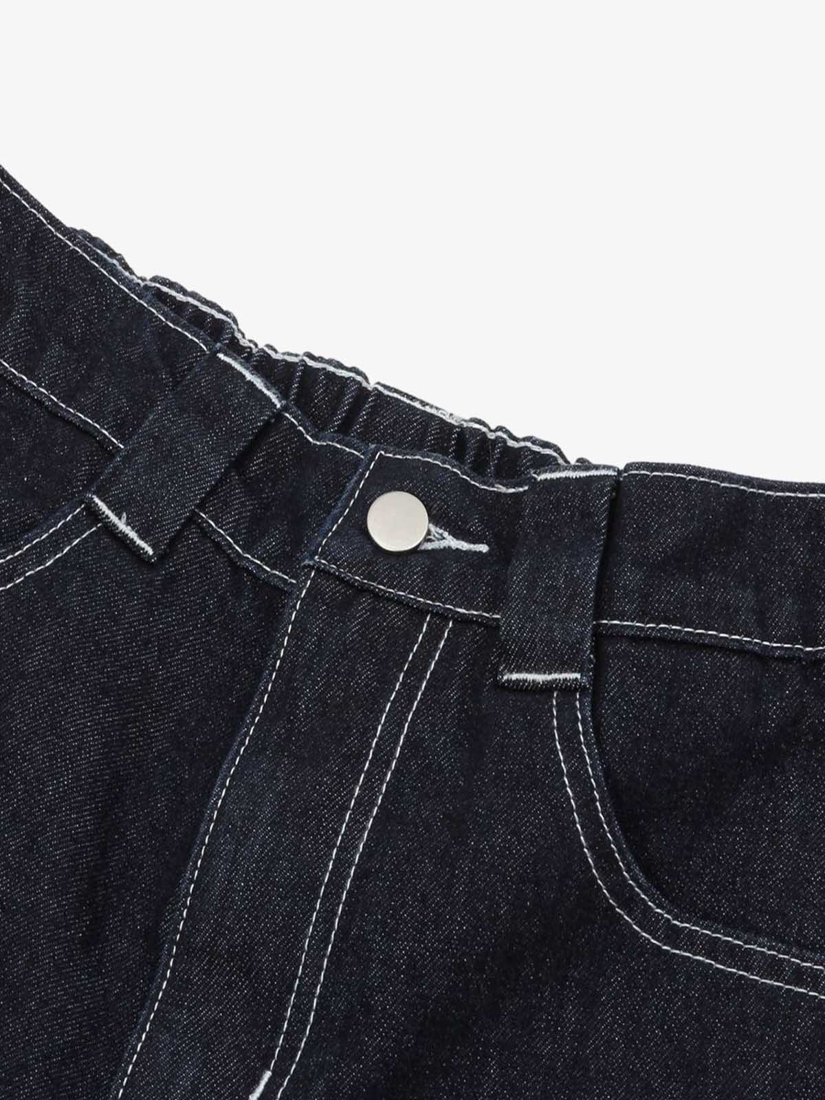 Vintage Topstitched Scimitar Jeans 