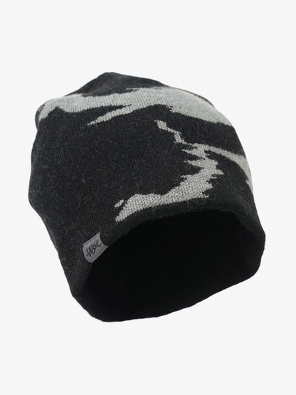 Fleece Lined Camouflage Knit Beanie Hat for Outdoor Winter Wear?