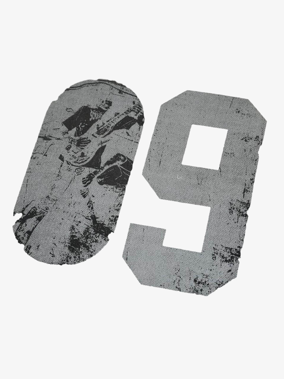 Distressed NO. 09 Long Sleeve T-Shirt 