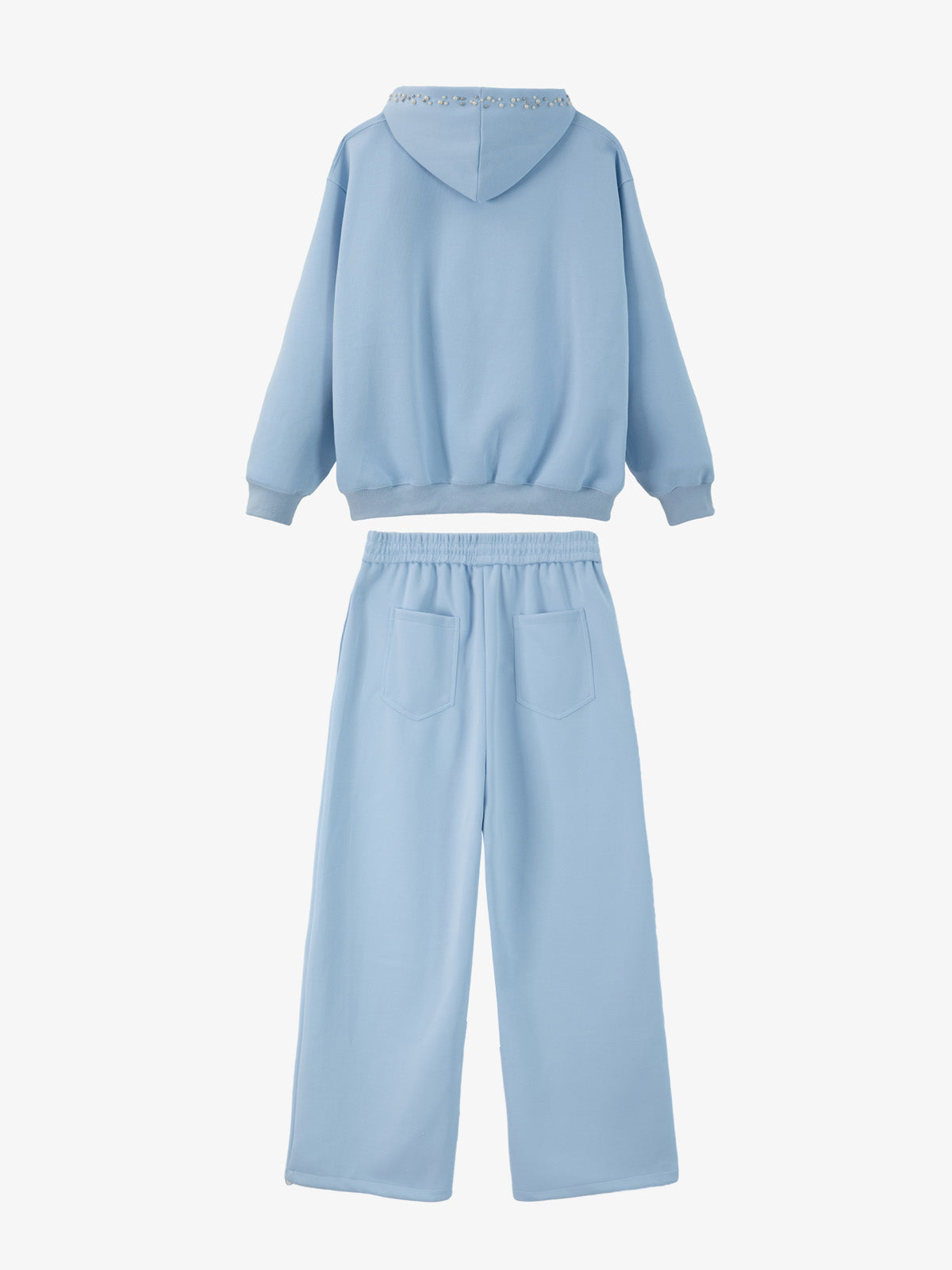 Supermade Pearl Embellished Zip Up Set