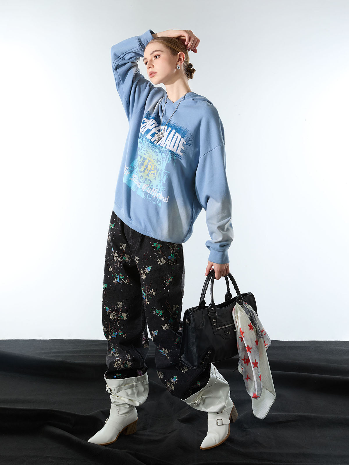 SUPM Dark Ombre Cathedral Hoodie