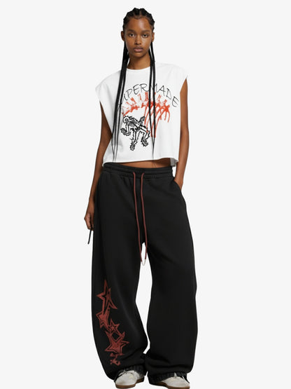 Fun Graphic Print Boxy Silhouette T-Shirt