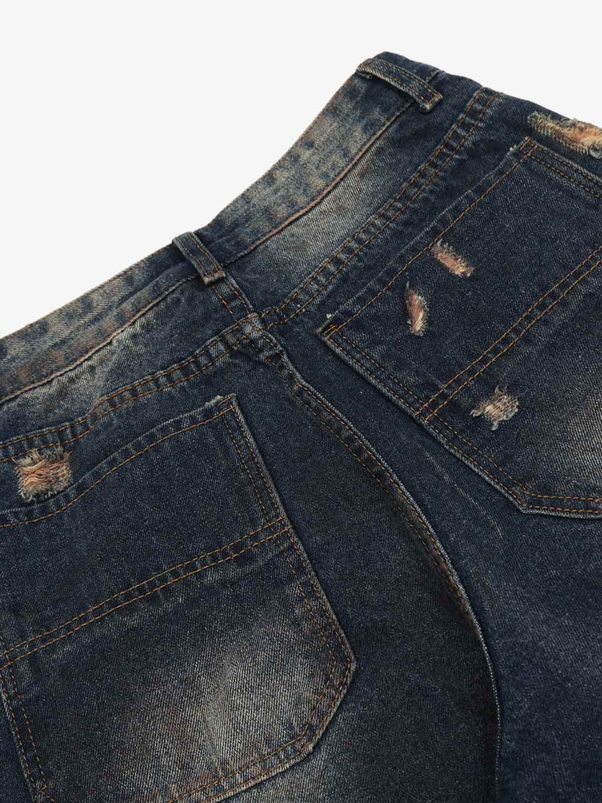 Vintage High Street RO Washed Ripped Jeans 