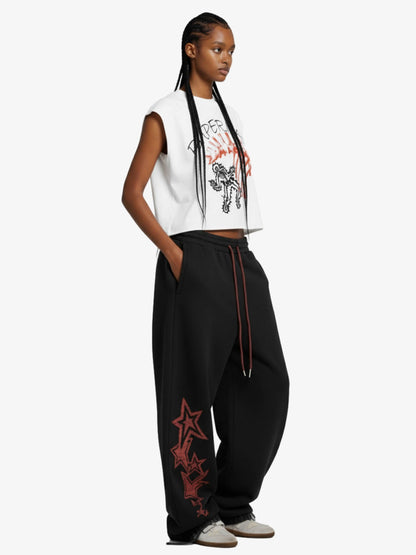Fun Graphic Print Boxy Silhouette T-Shirt