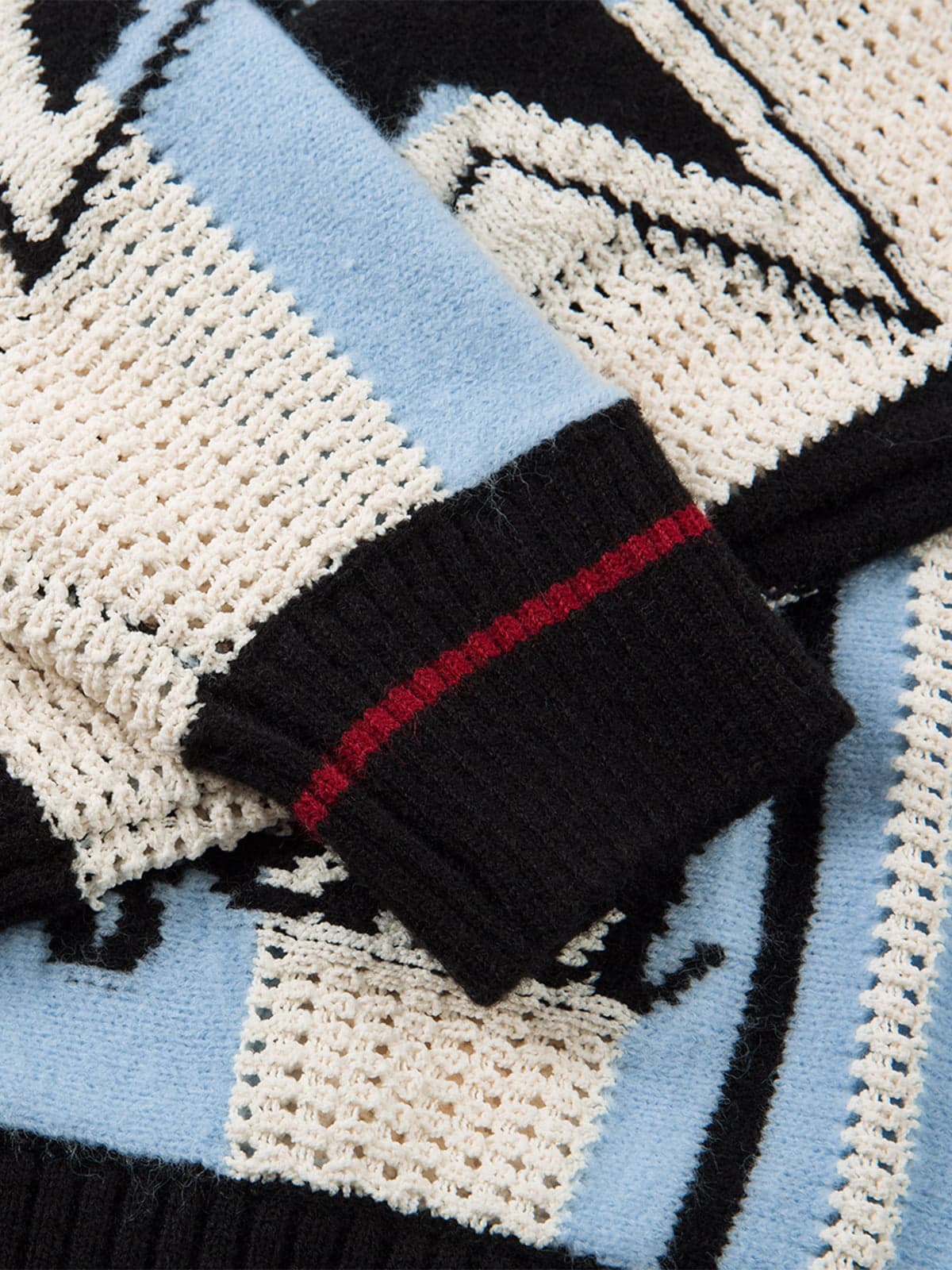 Stylish Contrast Panel Zip-Up Sweater for Casual and Sporty Looks 