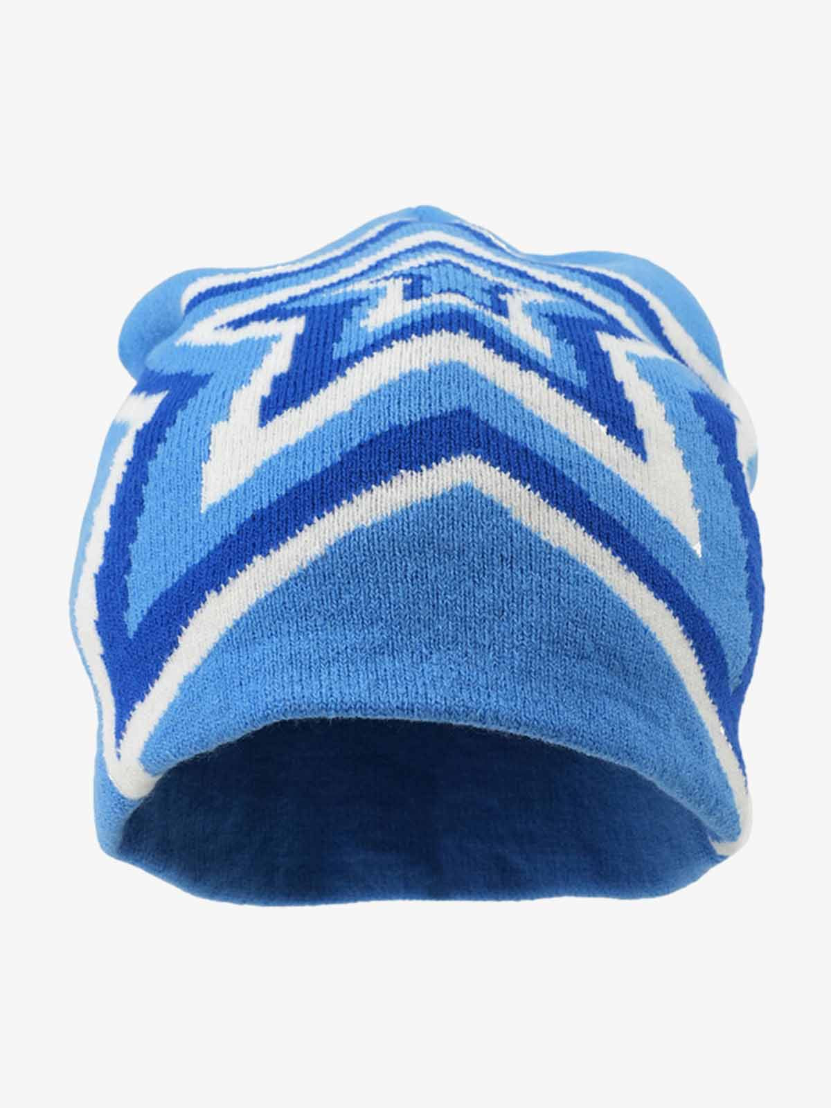 Multiclolor Star Pattern Knit Beanie Hat 