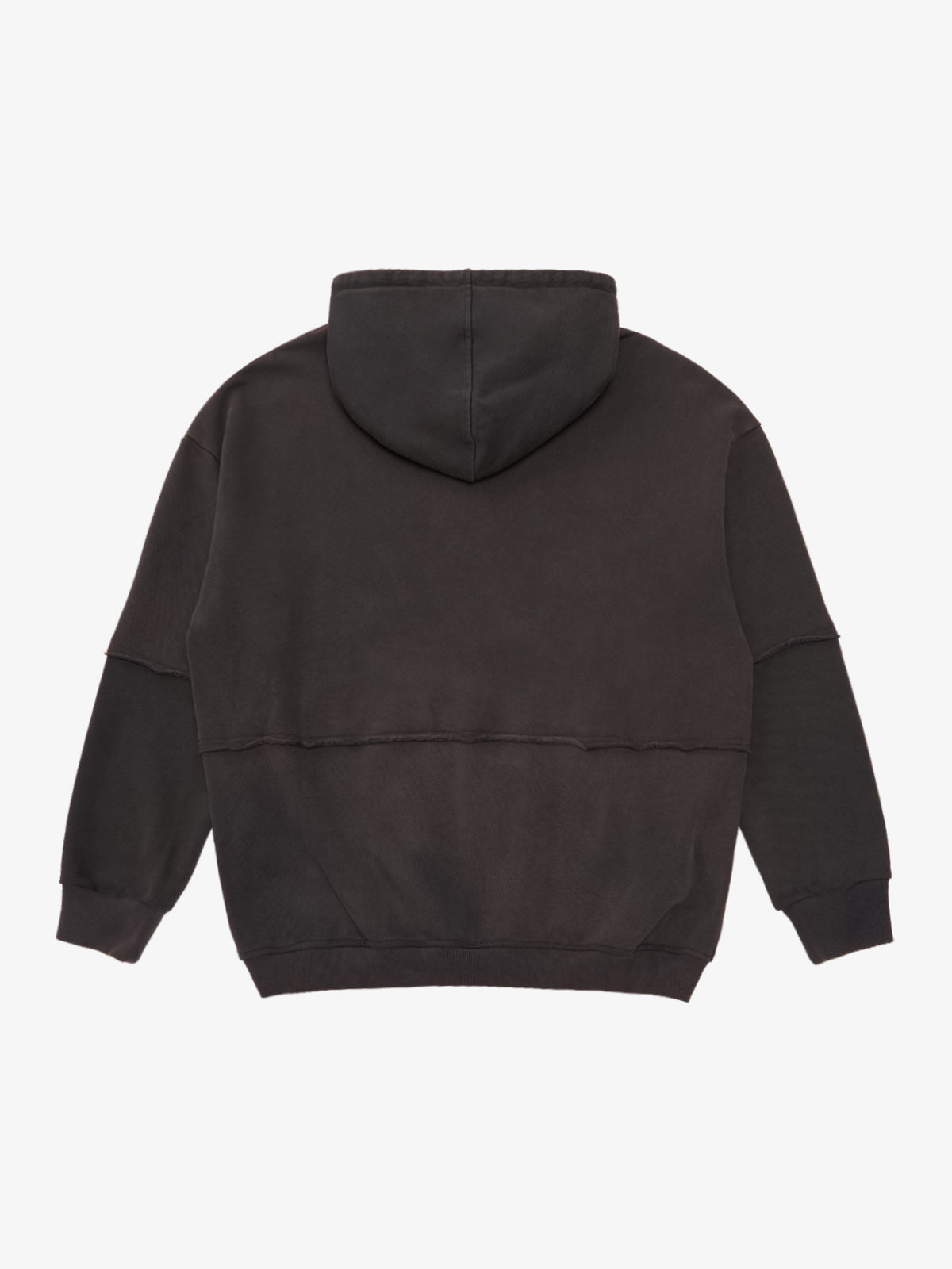 Thesupermade Washed and Ripped Skull Themed Hooded Cardigan Sweatshirt Set 