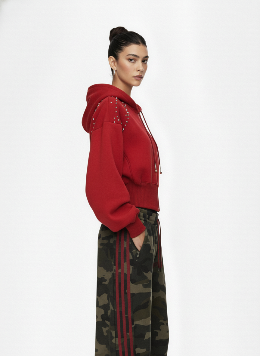 Pearl Design Cropped Jacket