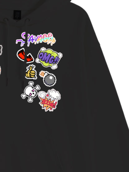 Trendy Fun Art Patterns Hoodie 