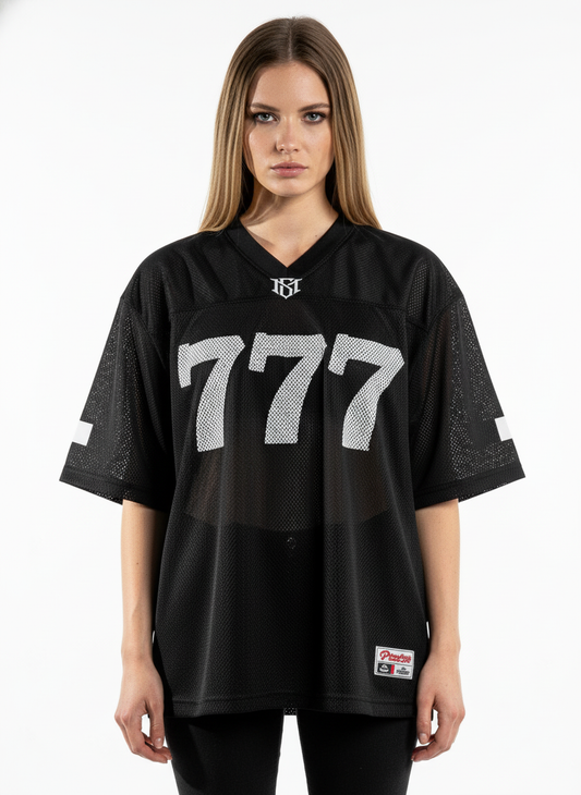 Jersey Letter Print Quick Dry V-neck T-shirt - 2389