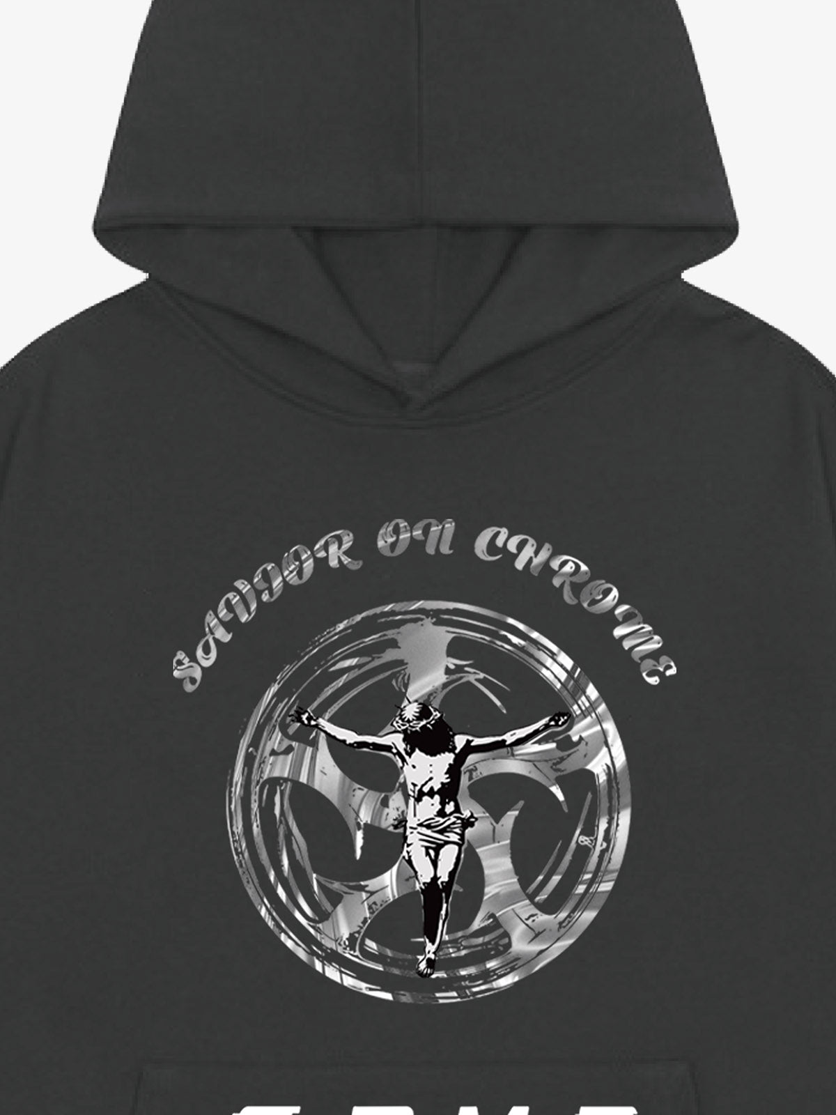 SAVIOR ON CHROME Graphic Hoodie 