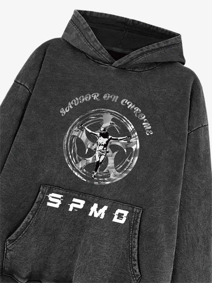SAVIOR ON CHROME Graphic Hoodie 