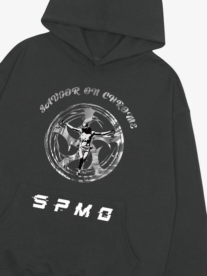 SAVIOR ON CHROME Graphic Hoodie 