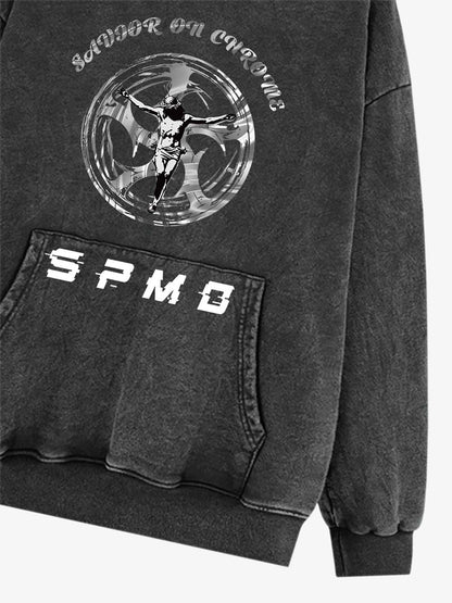 SAVIOR ON CHROME Graphic Hoodie 