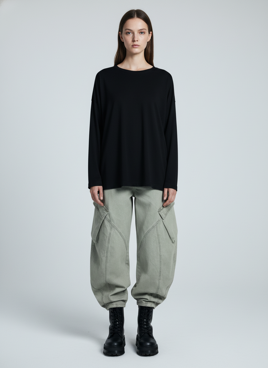 Patchwork Multi-Pocket Workwear Casual Machete Pants