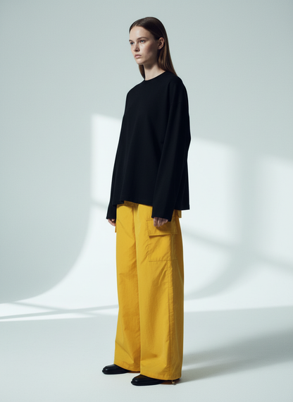 Vintage Drawstring Draped Embroidered Wide Leg Pants