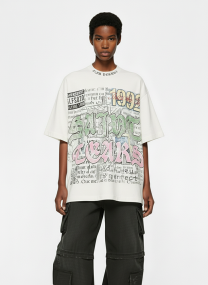 Jersey Knit Street 1992 Graphic T-Shirt - 2438