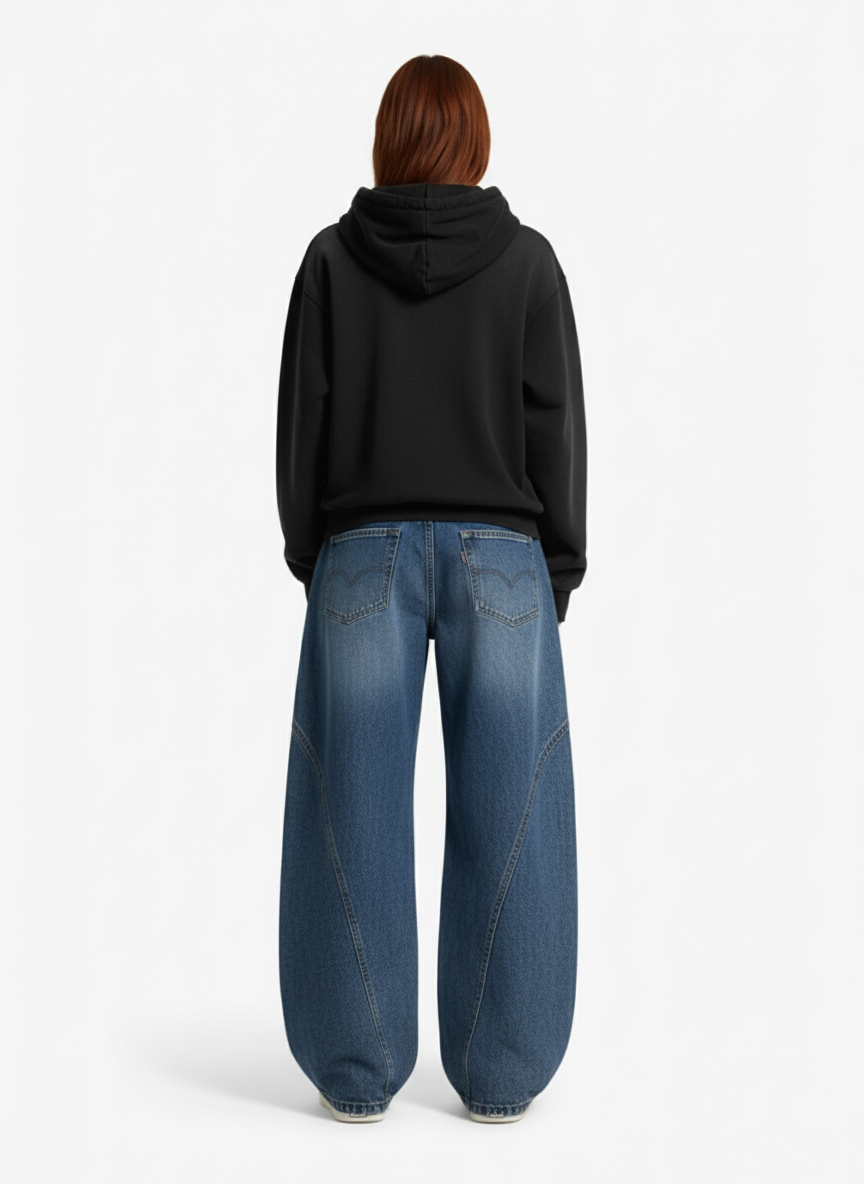 Street Spray Paint Print Hoodie