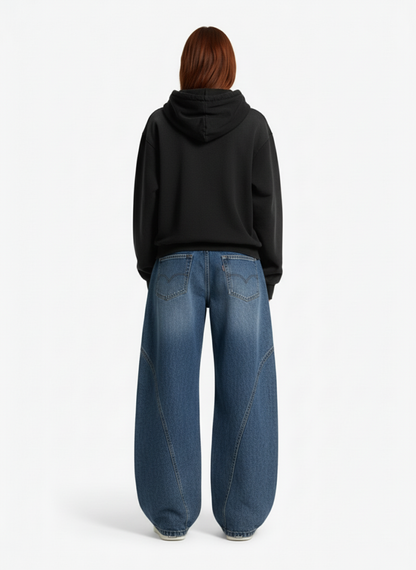 Street Spray Paint Print Hoodie