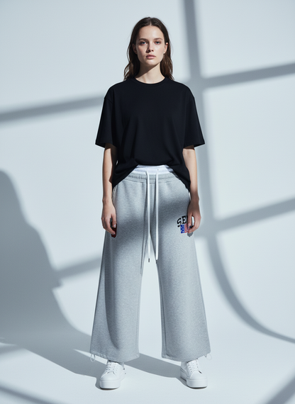 Vintage Paratrooper Layered Look Sweatpants