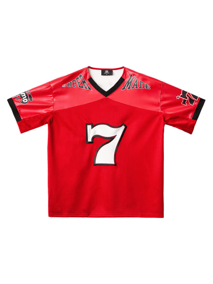 Original "SUPER 7" V-Neck Jersey T-SHIRT - 2424 
