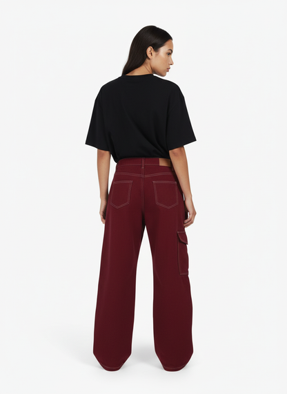 Retro Cargo Barrel Pants