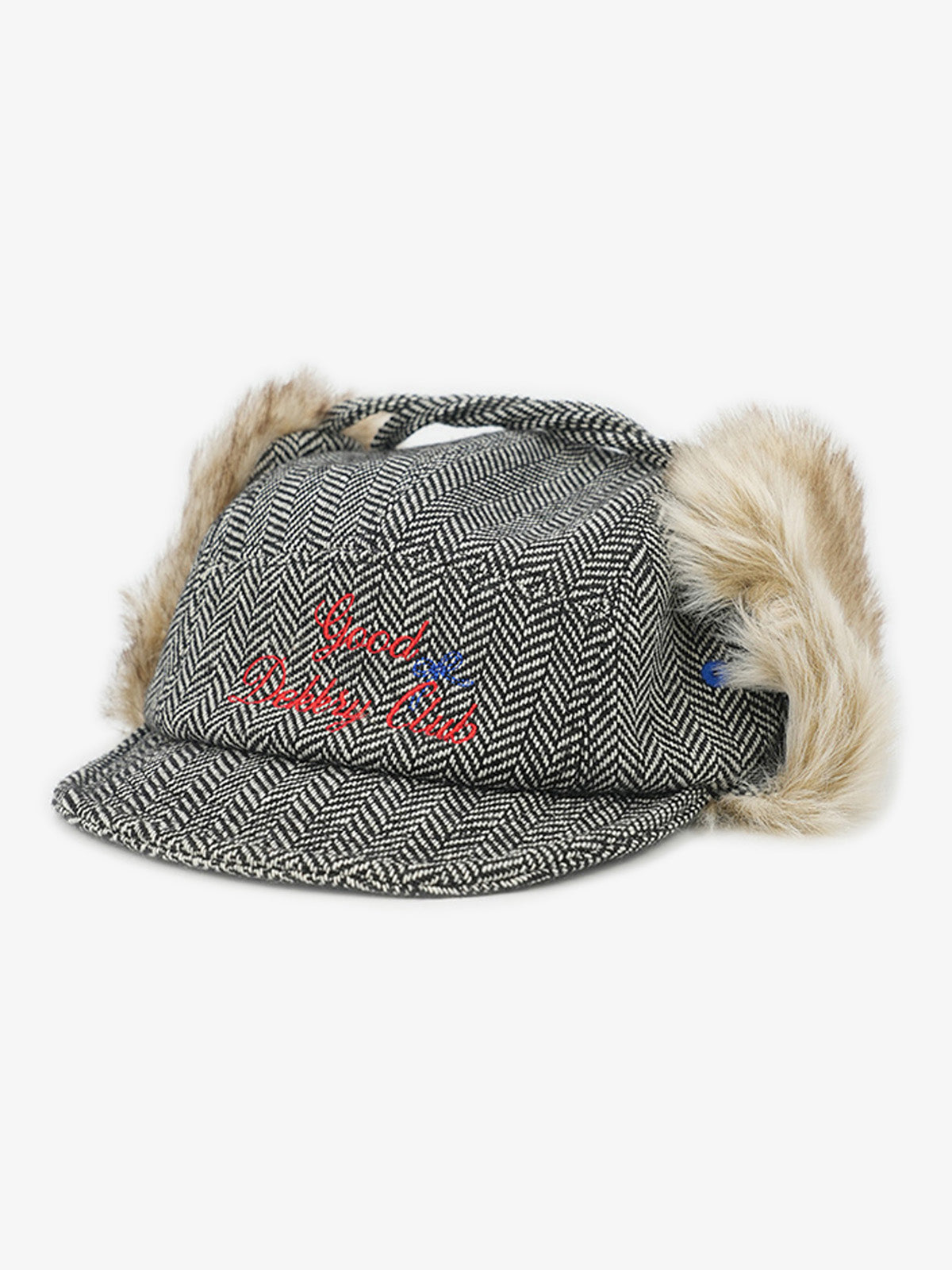 Winter Warmth Aviator Hat with Embroidered Design 