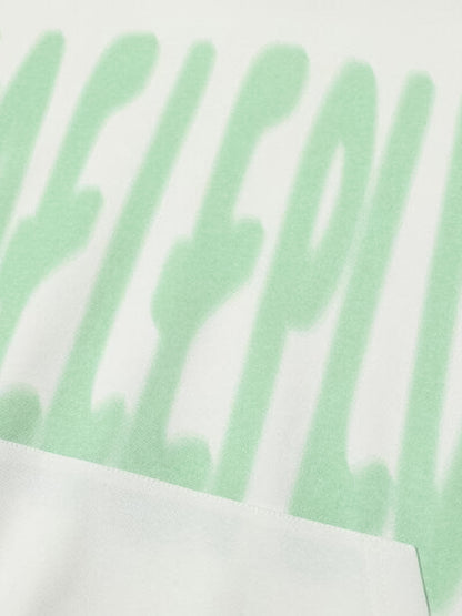 Street Graffiti Letter Print Hoodie 