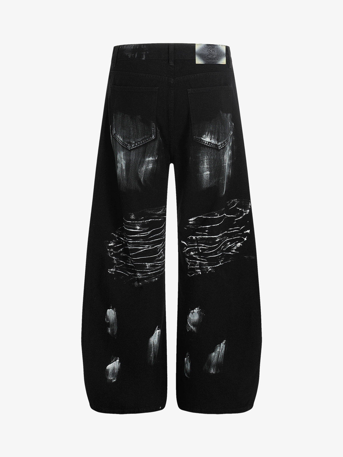 Street Star Painted Barrel Jeans 