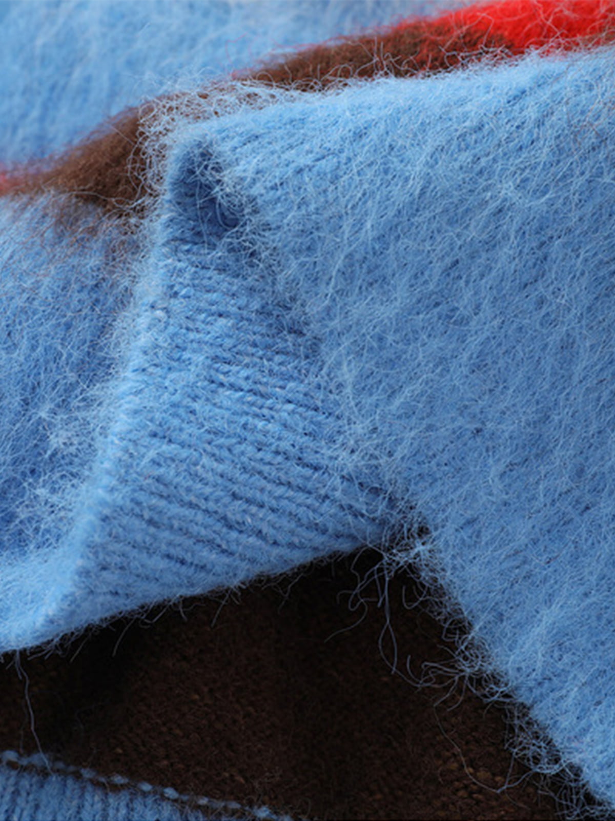 Striped Crew Neck Sweater for Women - Stylish and Cozy Winter Knitwear 