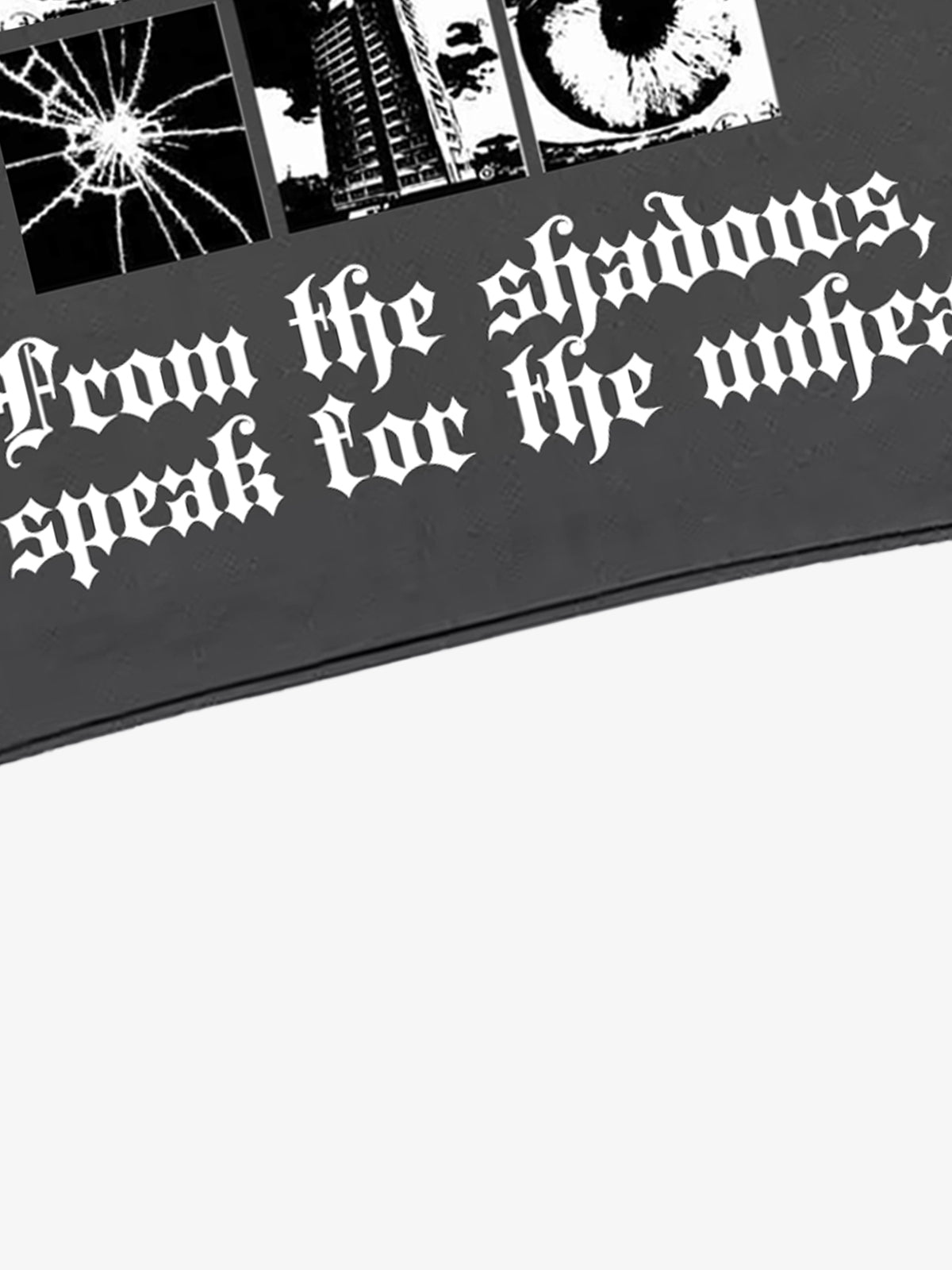 Oversized Crop Top with Bold Graphic Print and Edgy Skeleton Design 