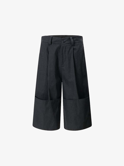 Plaid Cotton Cargo Shorts for Men - Oversized Fit with Multiple Pockets?