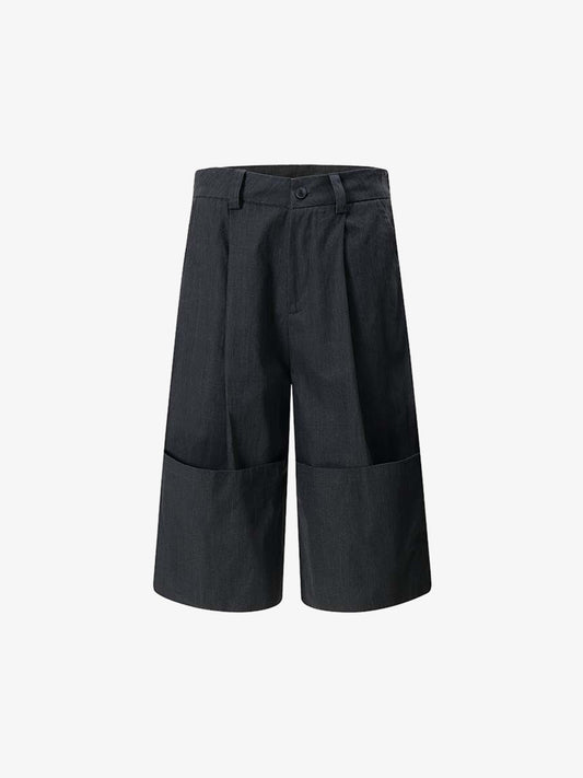 Plaid Cotton Cargo Shorts for Men - Oversized Fit with Multiple Pockets?