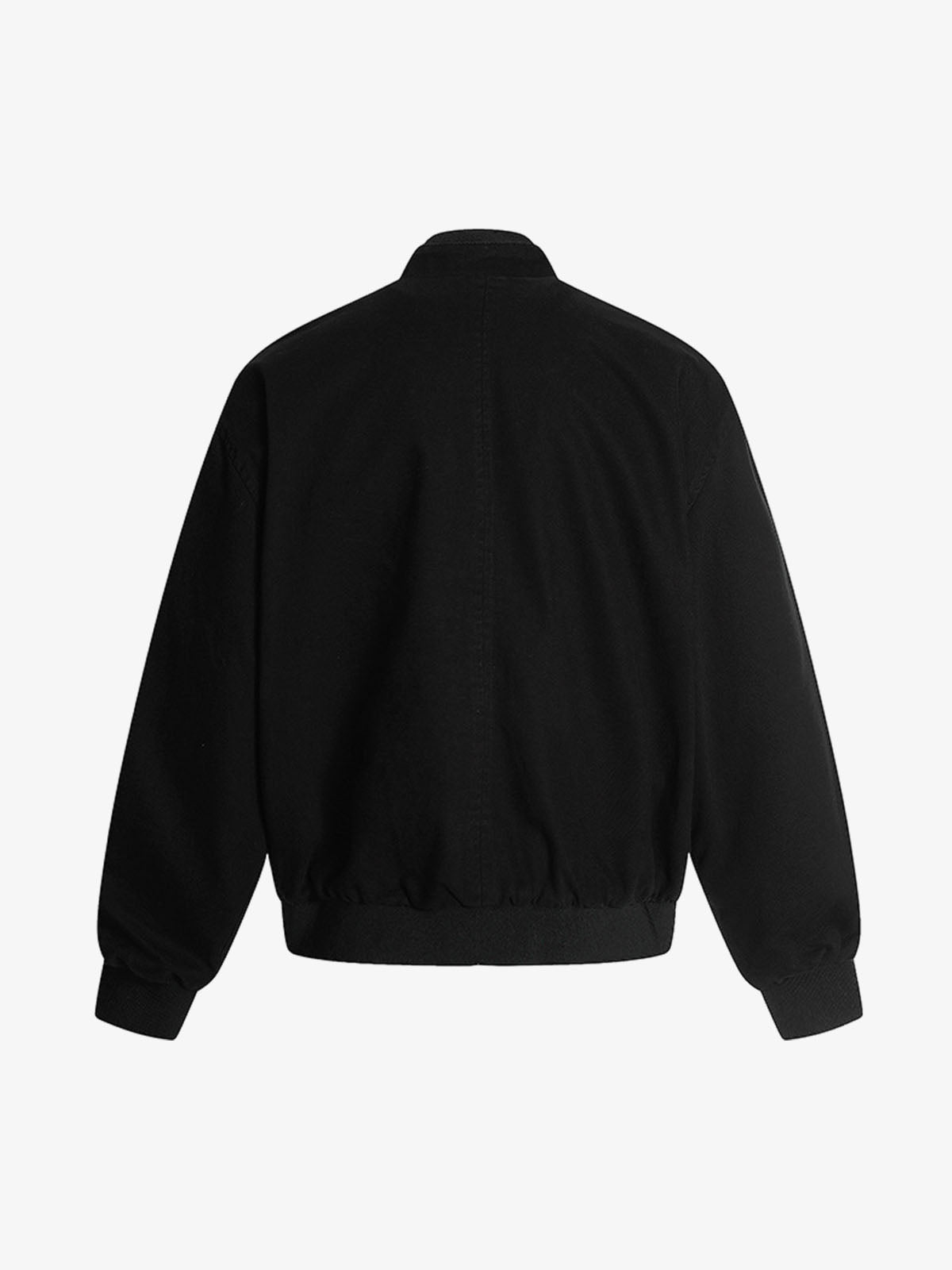 Structured Utility Stand Collar Zip Up Jacket