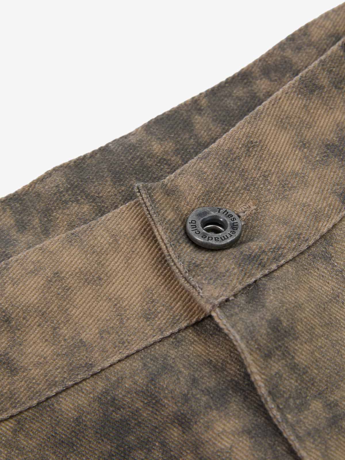 Supermade Distressed Chain And Key Print Baggy Pants?