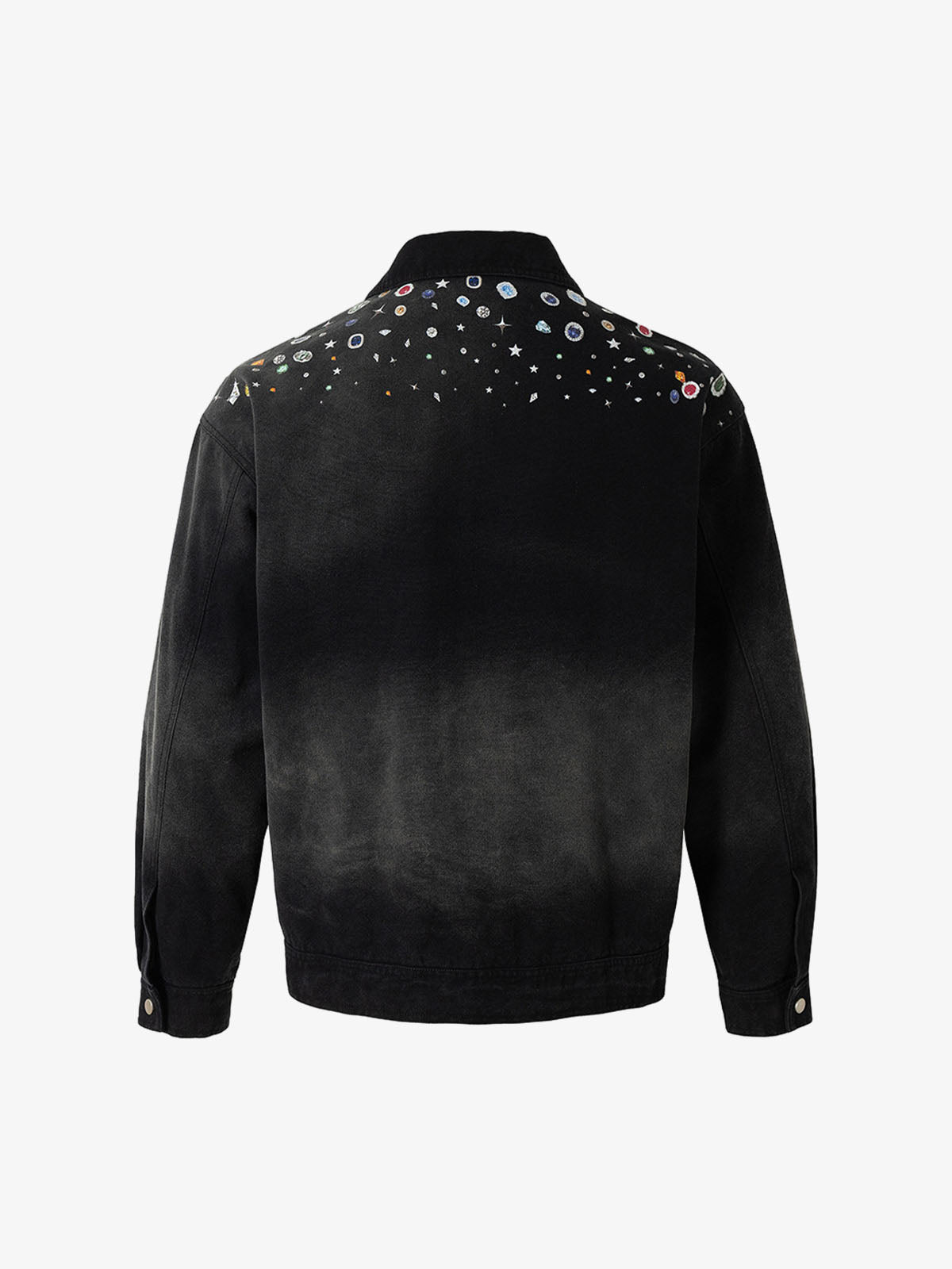 Thesupermade Spray-dyed Gradient Multi-layered Print Jacket 