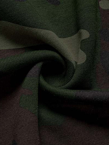 Cotton Camouflage Print T-Shirt with SuperMade Logo Design for Men and Women?