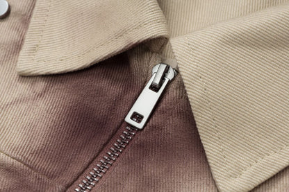 Stylish Tie-Dye Embroidered Jacket for Casual and Fashionable Looks 