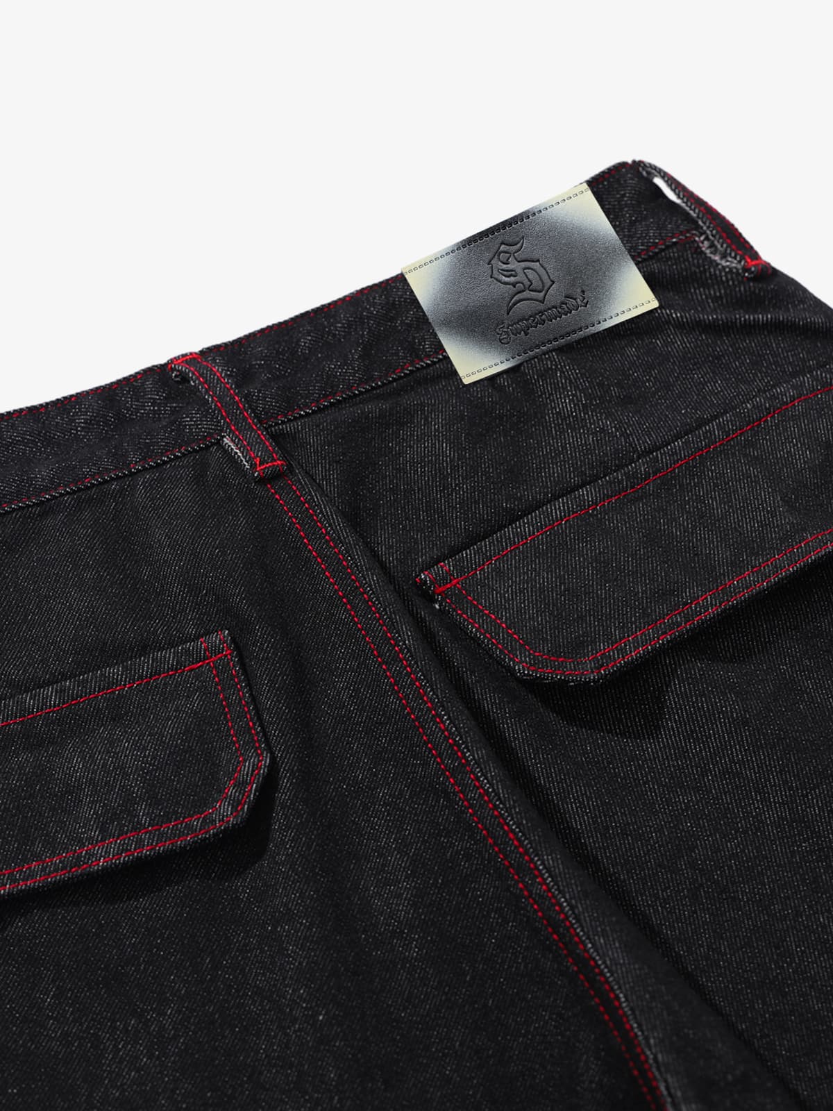 High-Waisted Wide-Leg Cargo Pants with Unique Pocket Design 