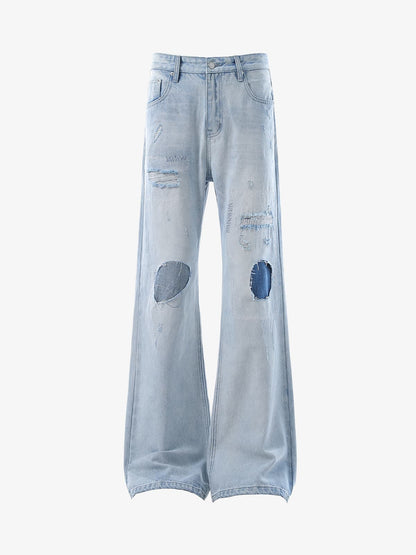 High-Waisted Wide-Leg Cargo Pants with Unique Pocket Design 