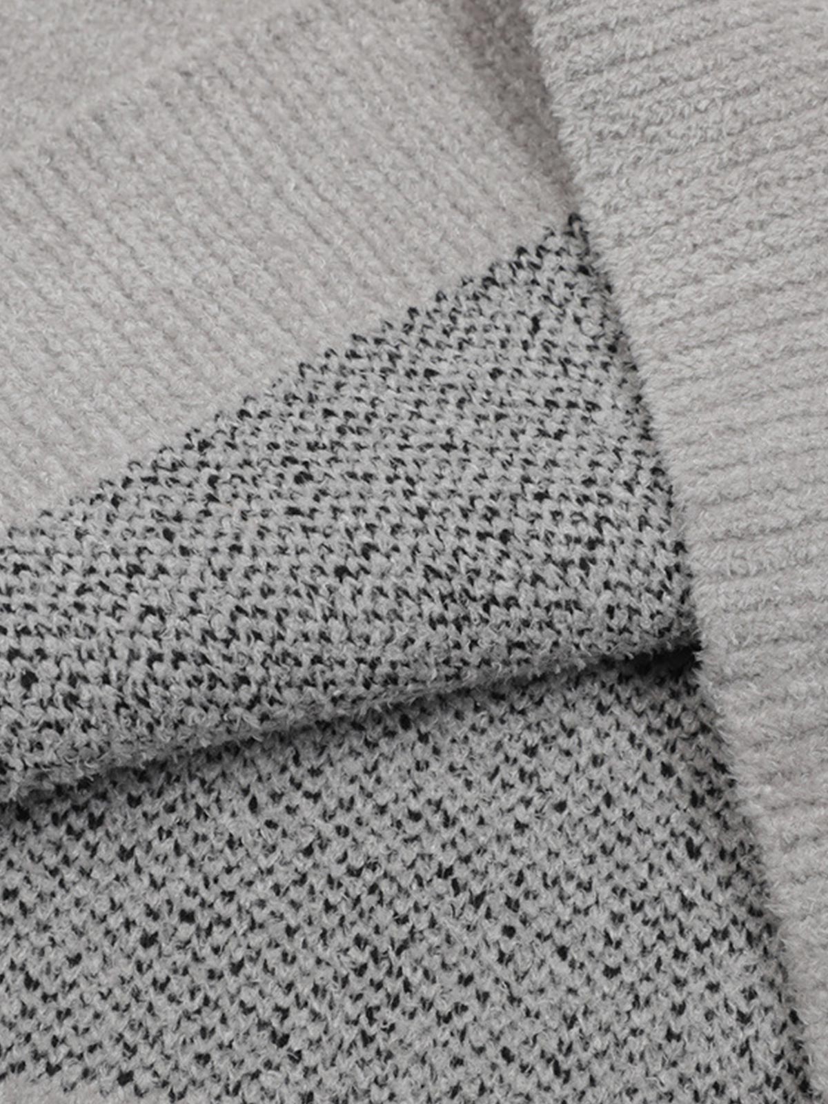 Embroidered Letter Knit Sweater 