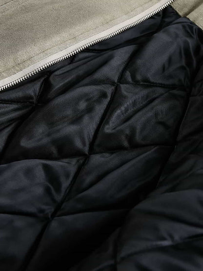 Stylish Faux Fur Collar Bomber Jacket for Winter - Warm and Fashionable Outerwear 