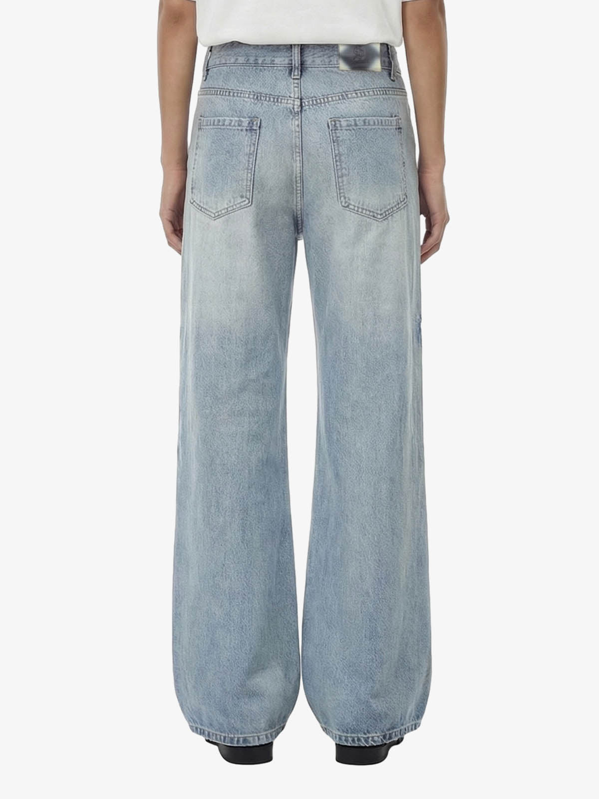 Denim Ripped Washed Distressed Jeans - 2503