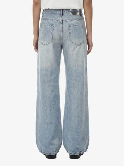 Denim Ripped Washed Distressed Jeans - 2503