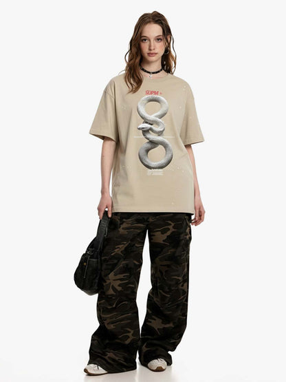 Realistic Snake Graphic T-Shirt