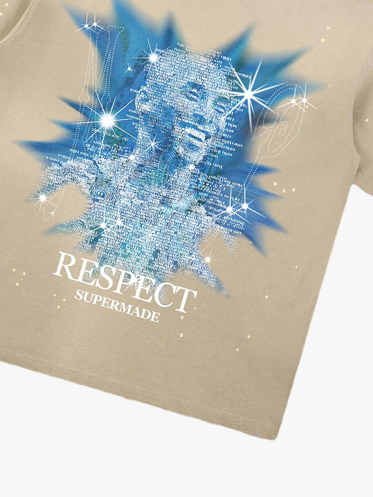 thesupermade-“Nostalgia-themed”dreamy starlight Kobe elements street retro ink Splatter Paint pattern T-shirt 