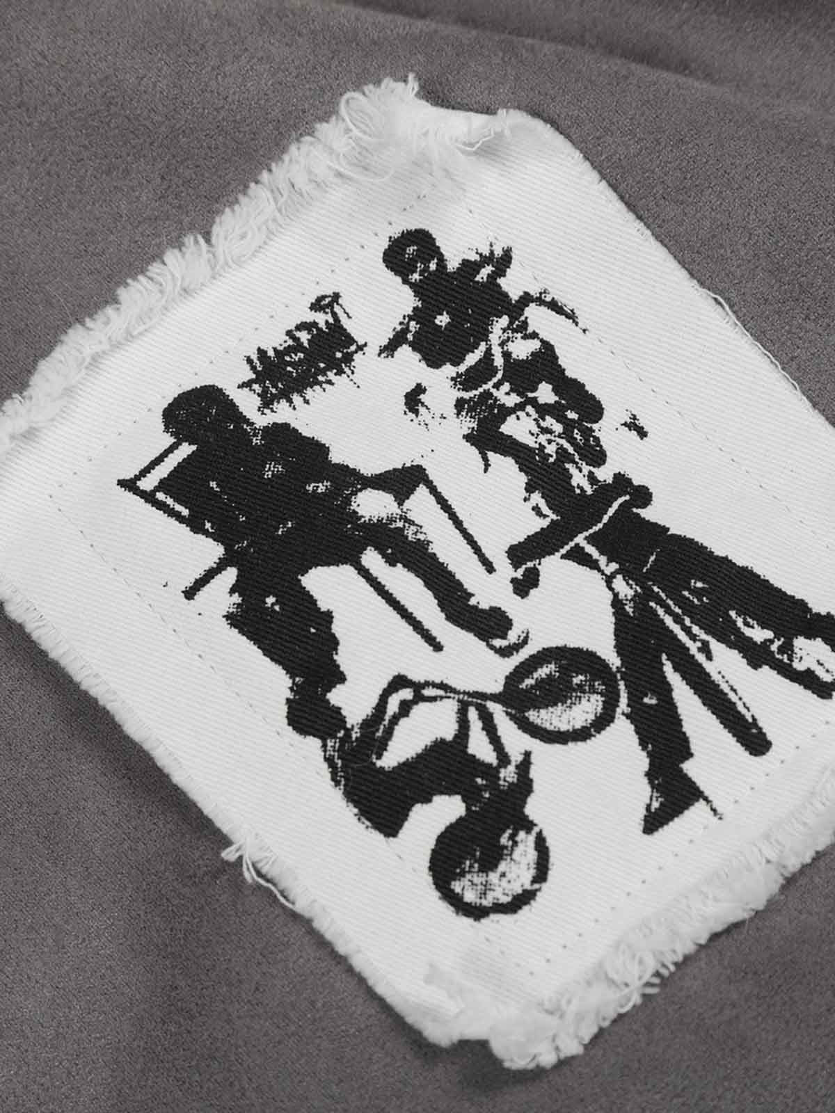 Faux Fur Collar Patchwork Embroidered Quilted Jacket