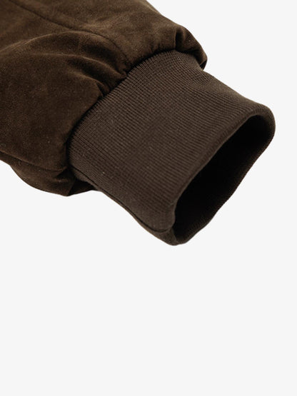 Stylish Bomber Jacket with Faux Fur Collar for Men and Women - Perfect for Casual Wear 