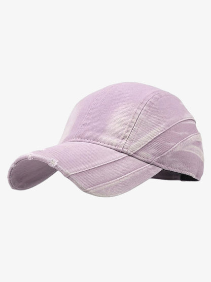 Washed Cotton Canvas Baseball Cap - Black, Vintage Style Adjustable Hat for Men and Women?